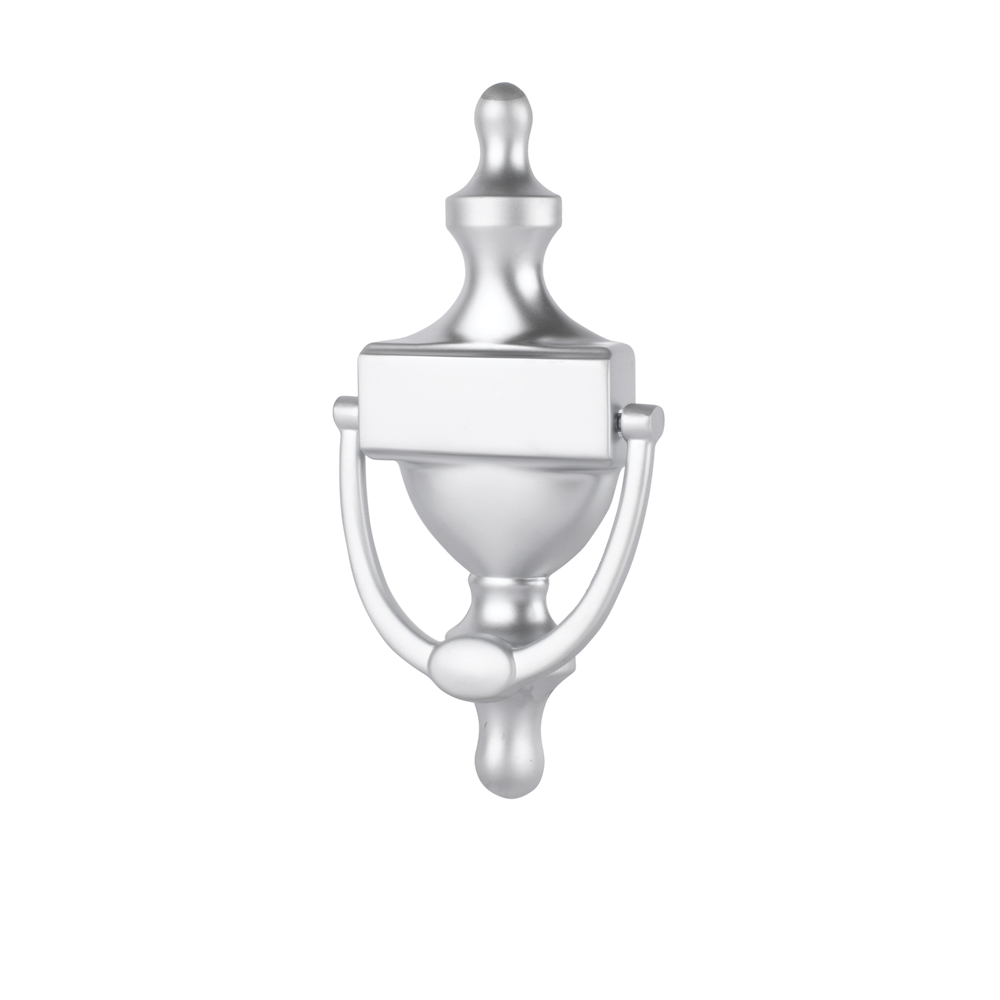 Alpine Door Knocker - Satin Chrome